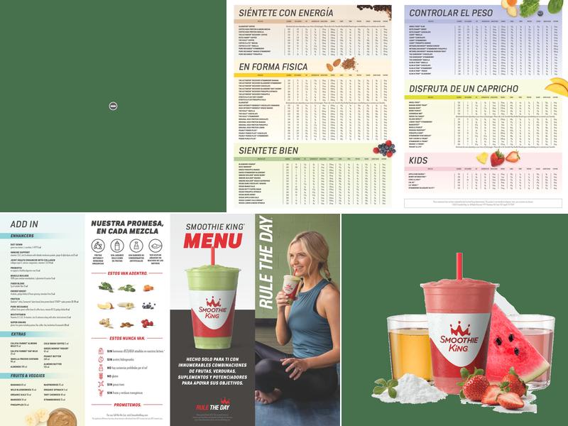 Smoothie King Menu