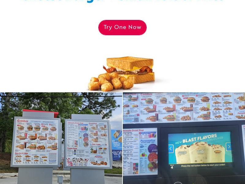 Sonic Drive-In Menu