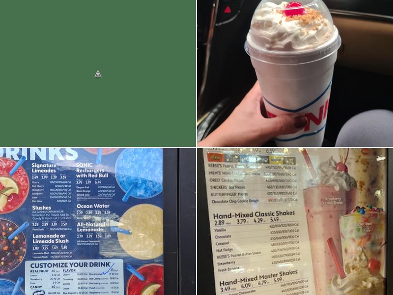 Sonic Drive-In Menu