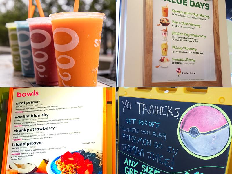 Jamba Menu