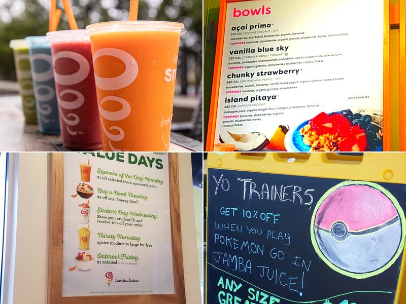 Jamba Menu