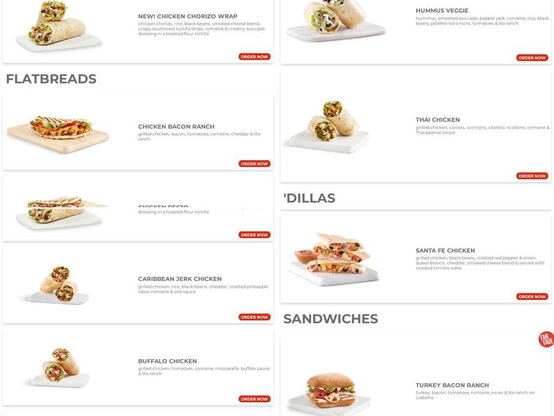 Tropical Smoothie Cafe Menu