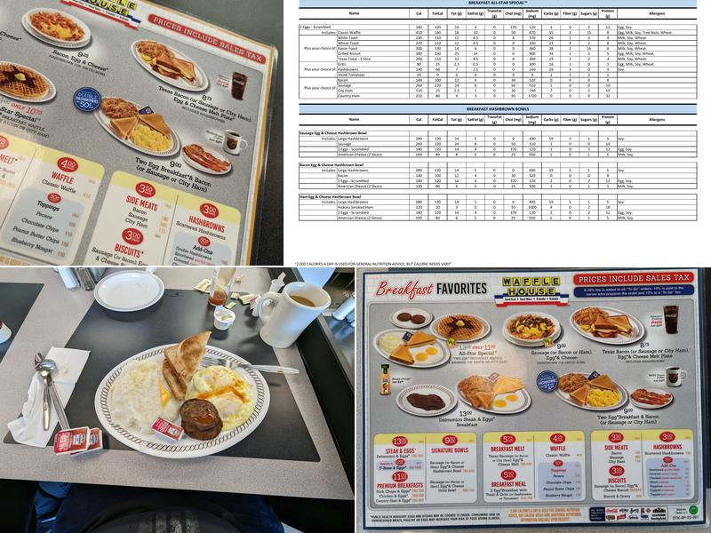 Waffle House Menu