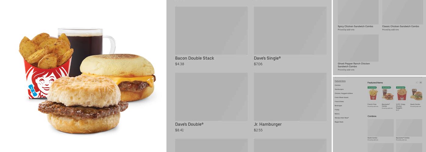 Wendy's Menu