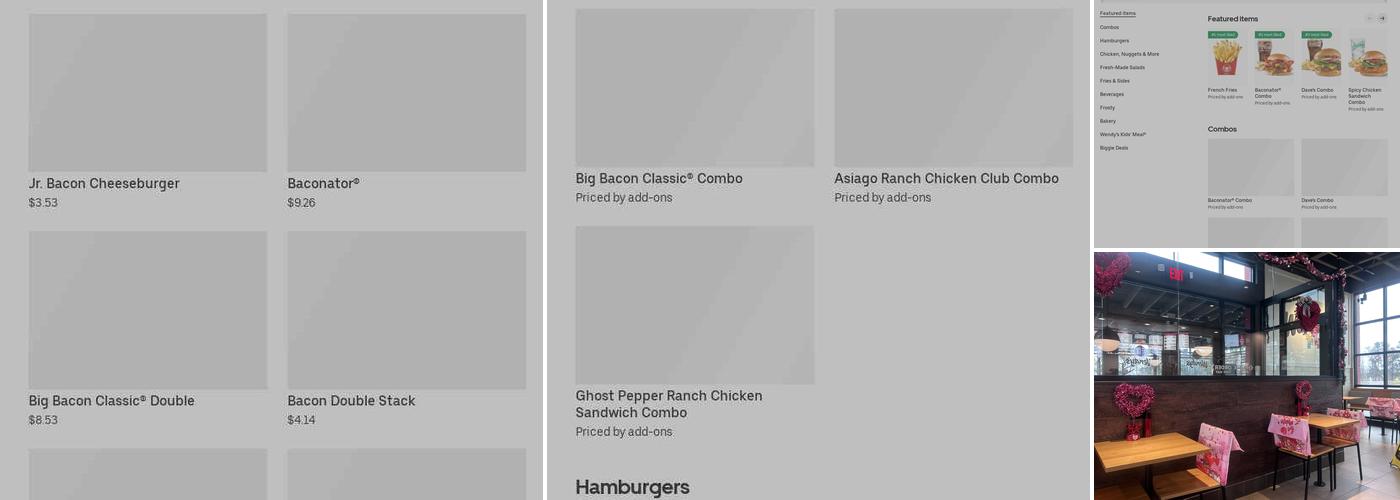 Wendy's Menu