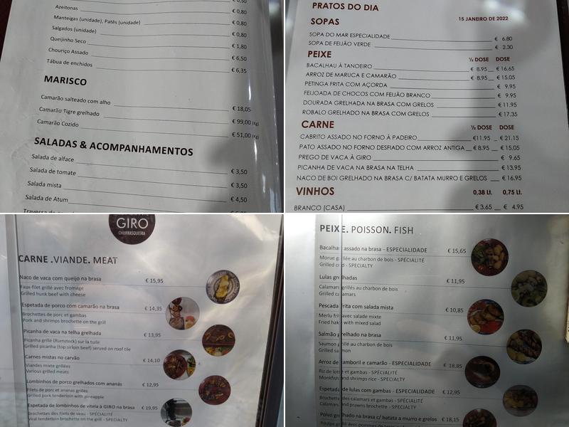 Giro Menu