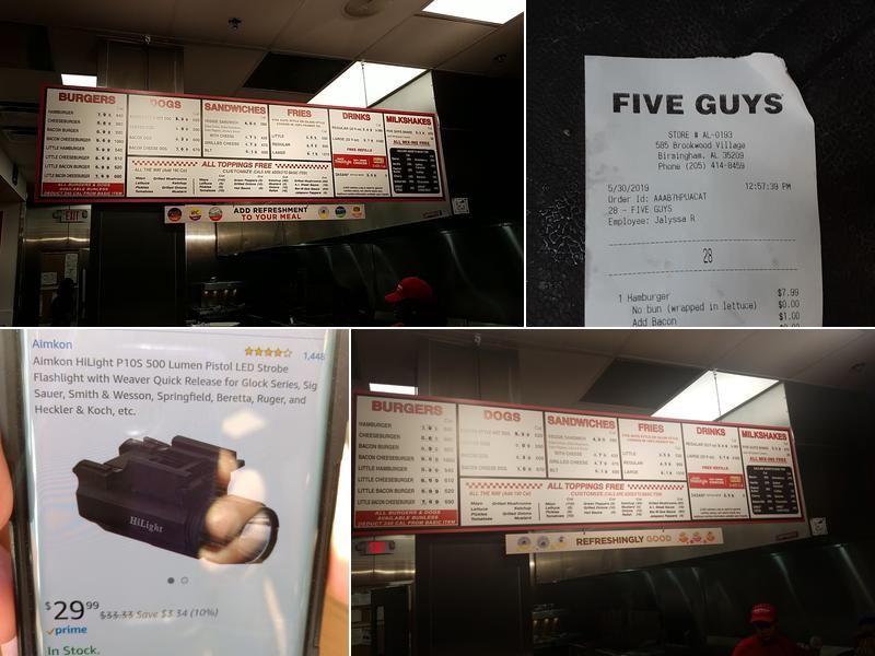 Five Guys Menu
