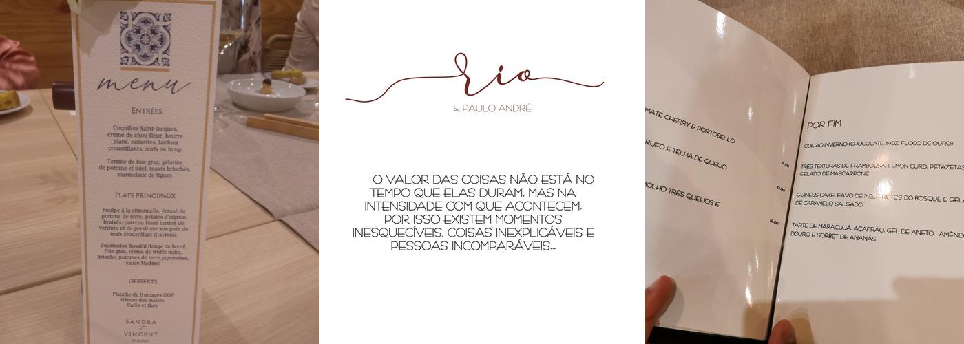 Rio by Paulo André Menu