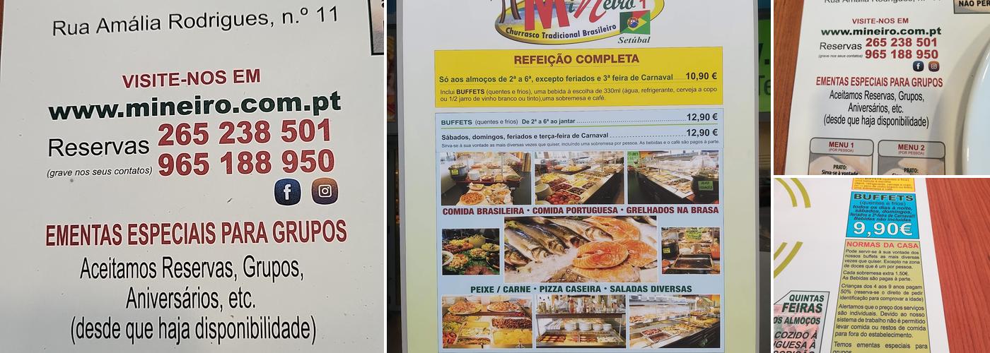 Mineiro Menu