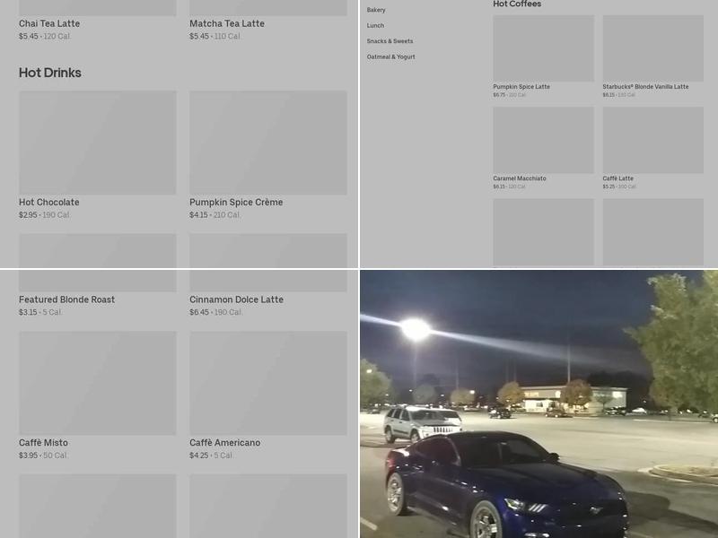 Starbucks Menu