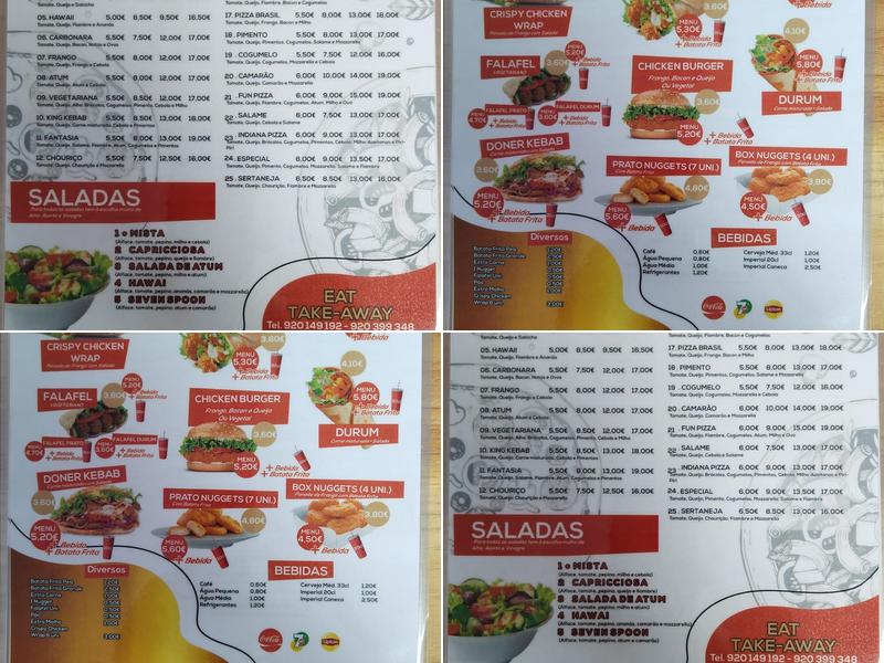 7 Spoon Kebab & Pizza Menu