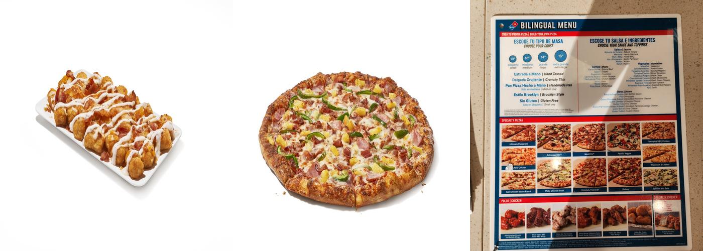 Domino's Pizza Menu