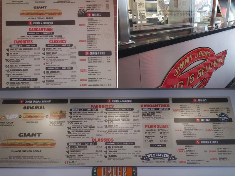 Jimmy John's Menu