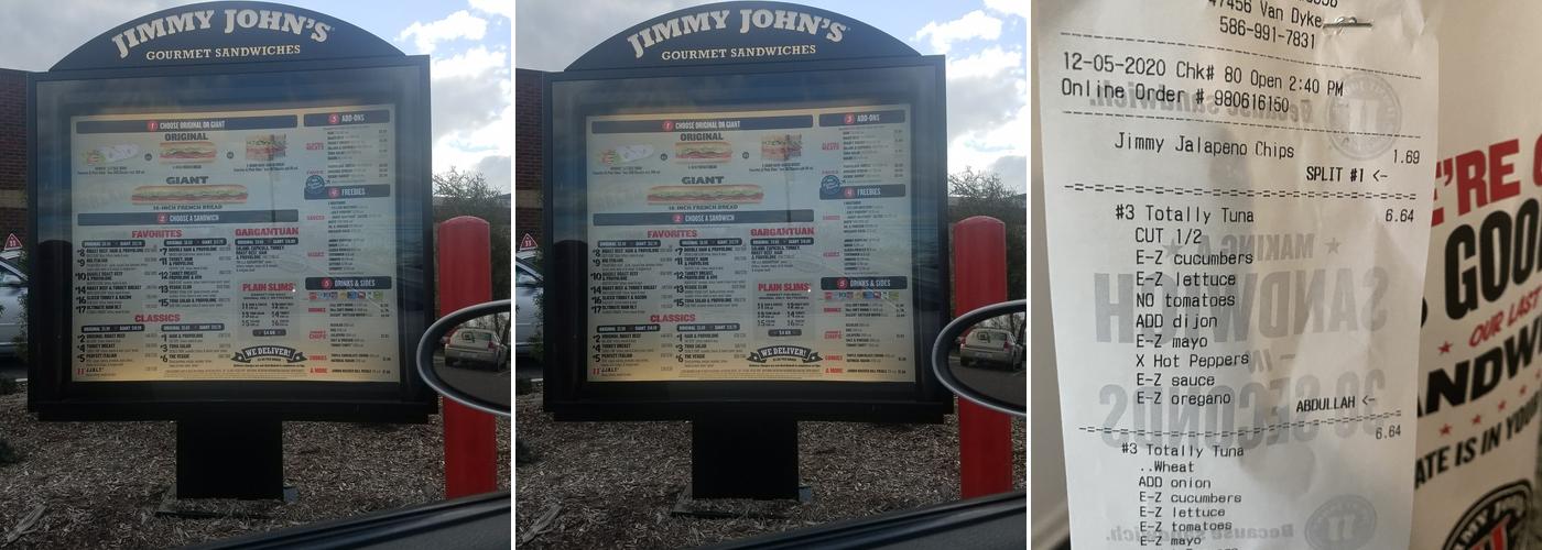 Jimmy John's Menu