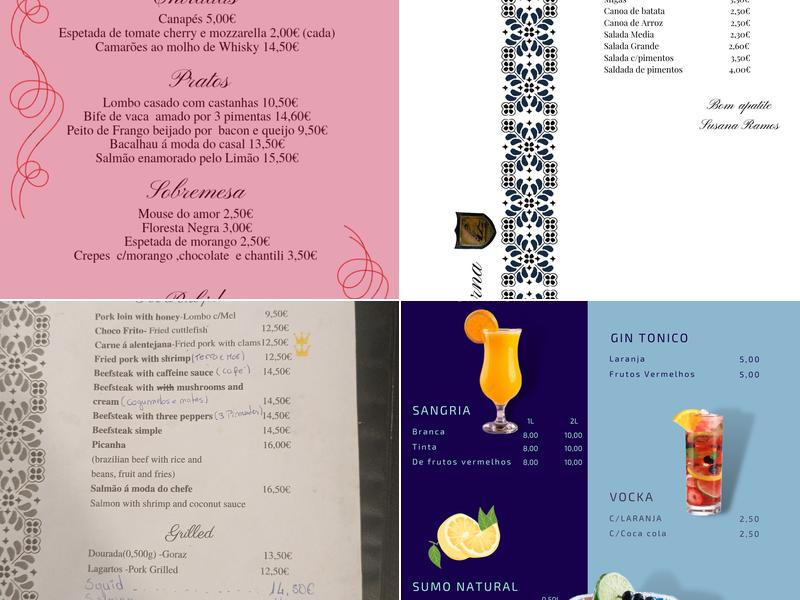 A Taberna Menu