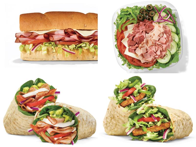 Subway Menu