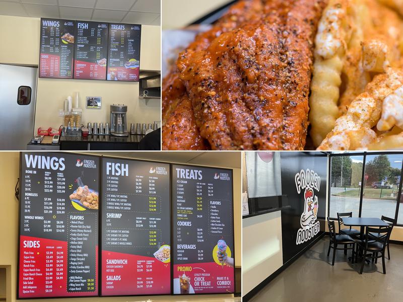 Frozen Rooster Menu