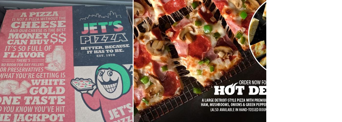 Jet's Pizza Menu