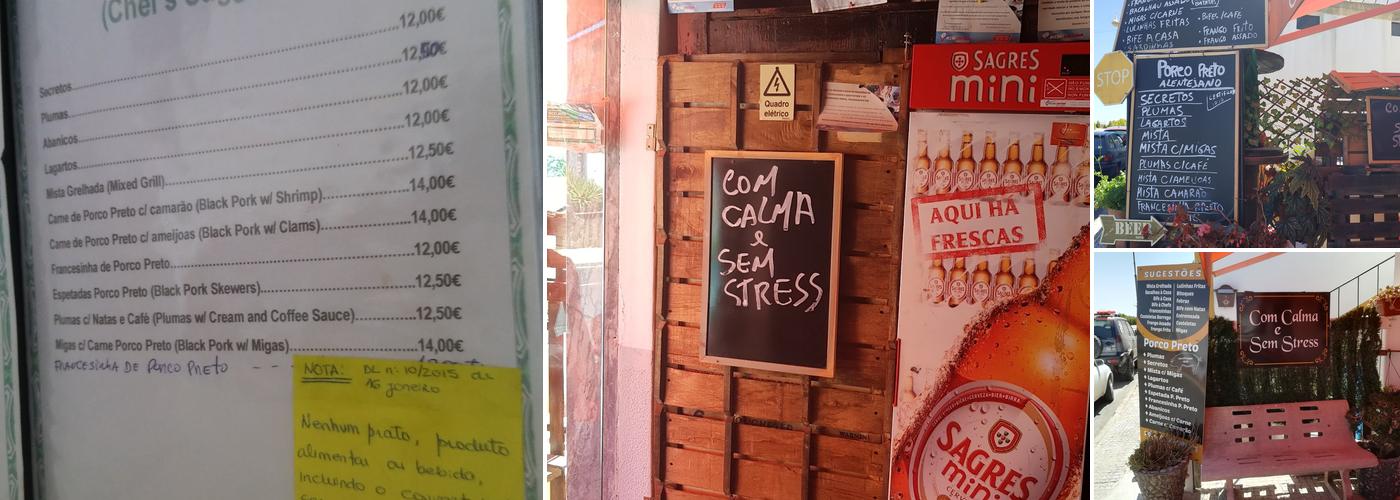 Churrasqueira Pátio de Ourique Menu