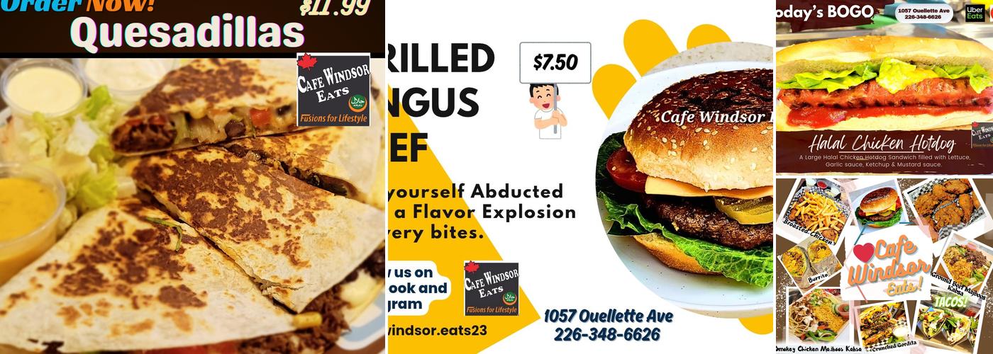 Cafe Windsor Eats Menu