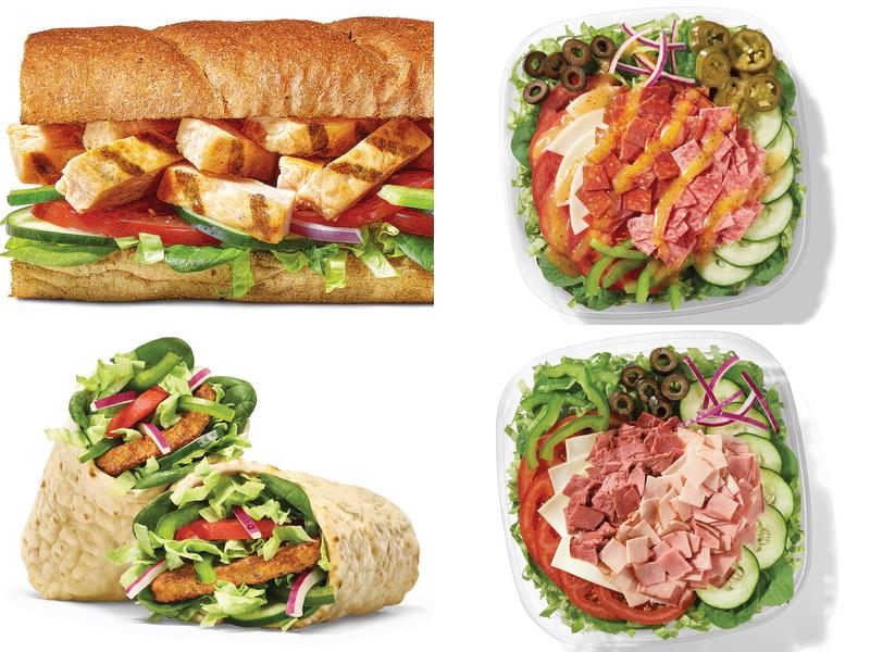 Subway Menu