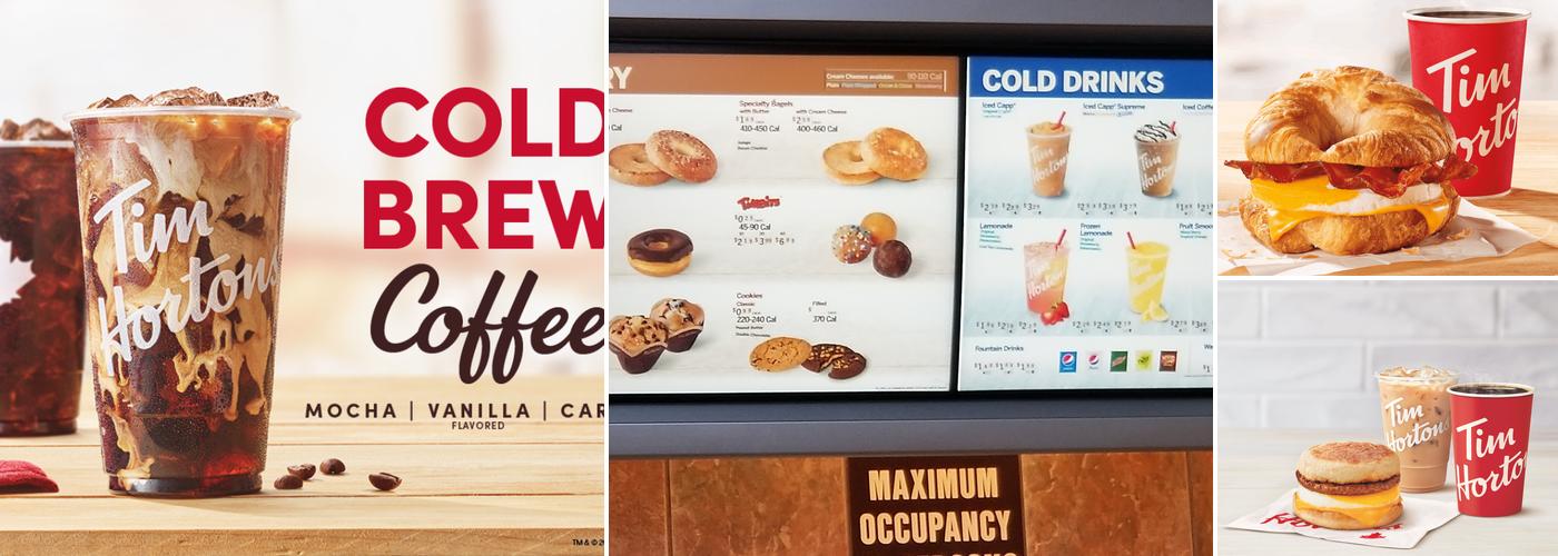 Tim Hortons Menu