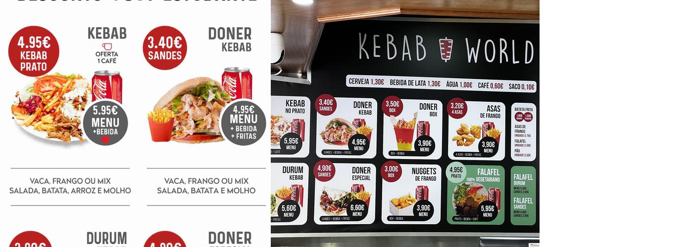 Kebab world Menu