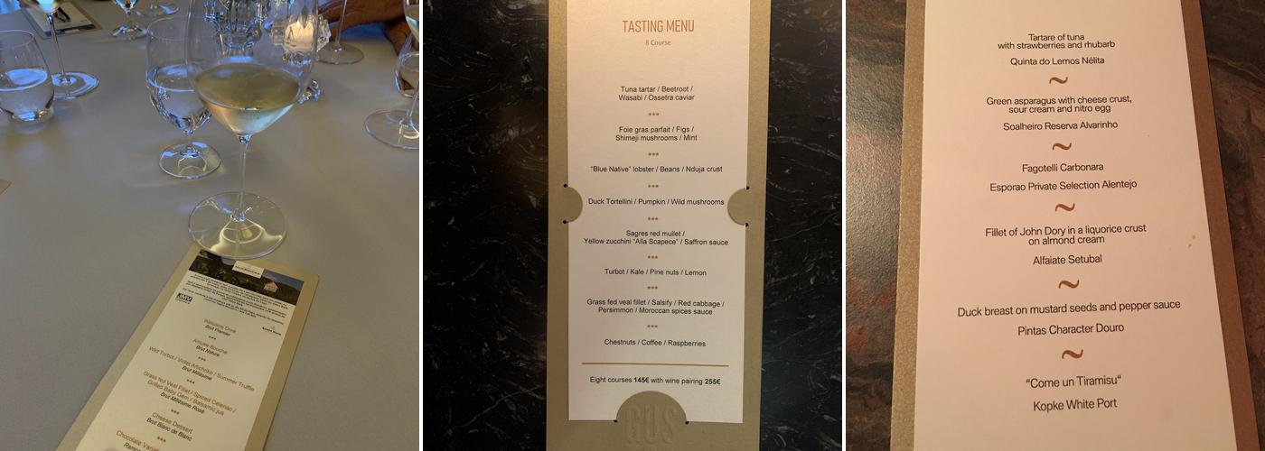 Gusto Menu