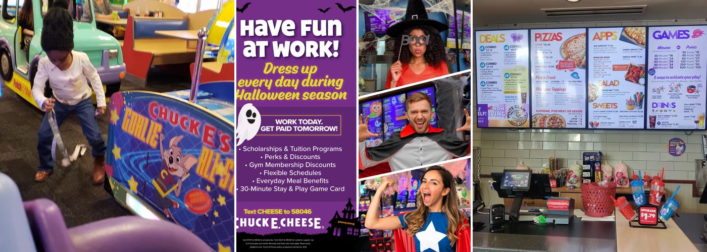 Chuck E. Cheese Menu