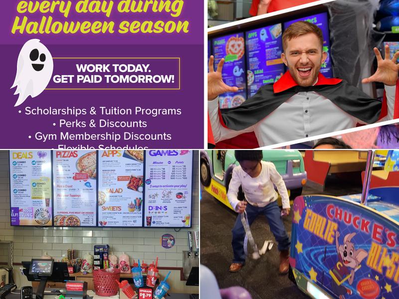 Chuck E. Cheese Menu