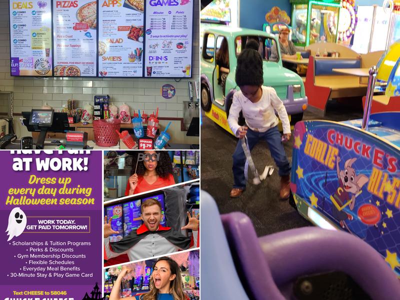 Chuck E. Cheese Menu