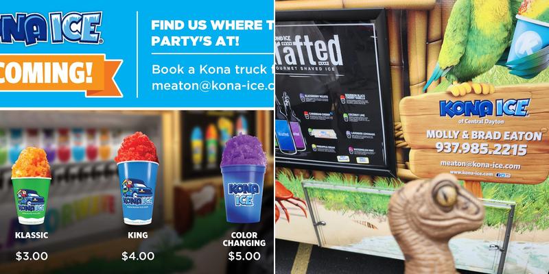 Kona Ice of Central Dayton Menu