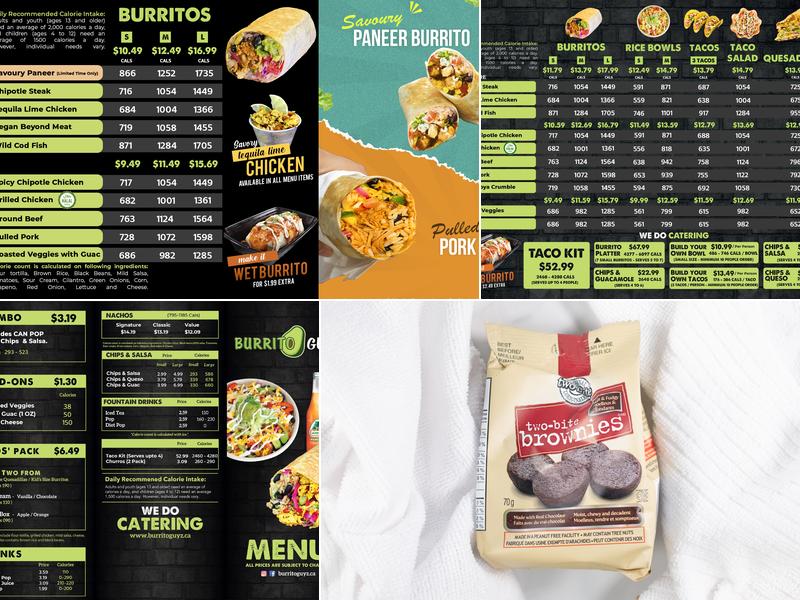 Burrito Guyz Menu
