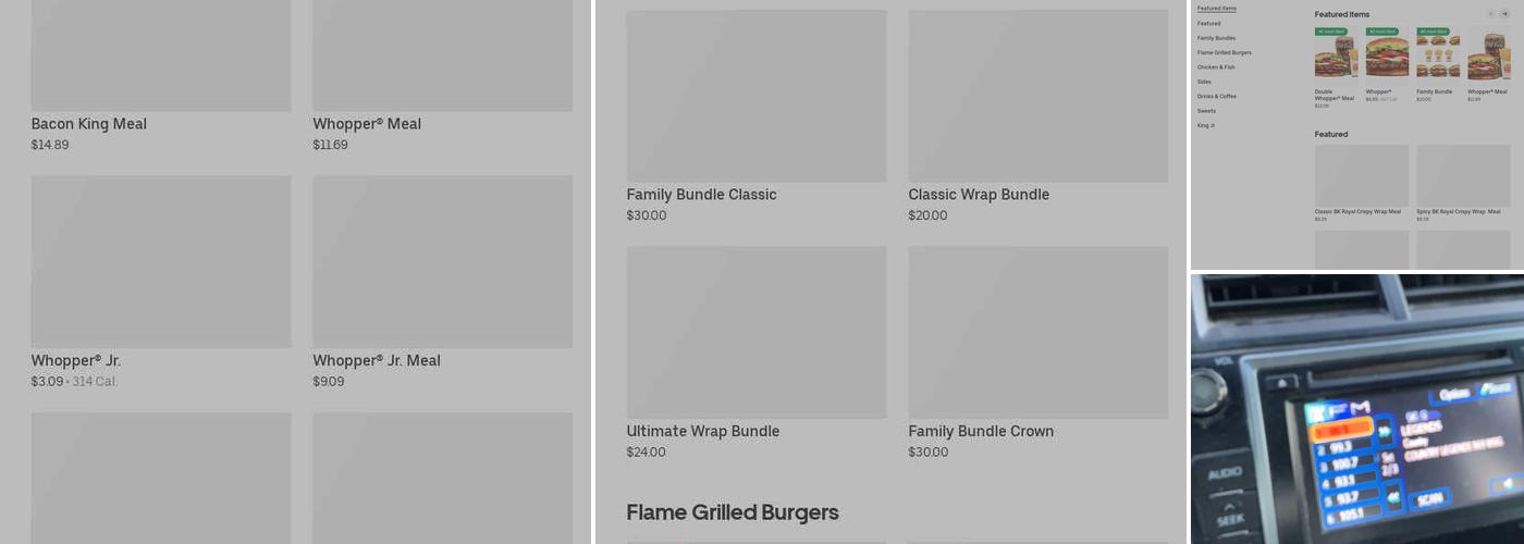 Burger King Menu