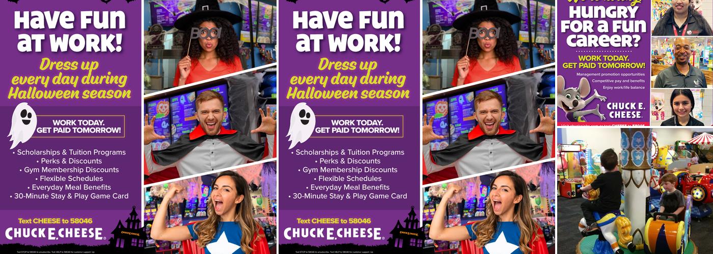 Chuck E. Cheese Menu