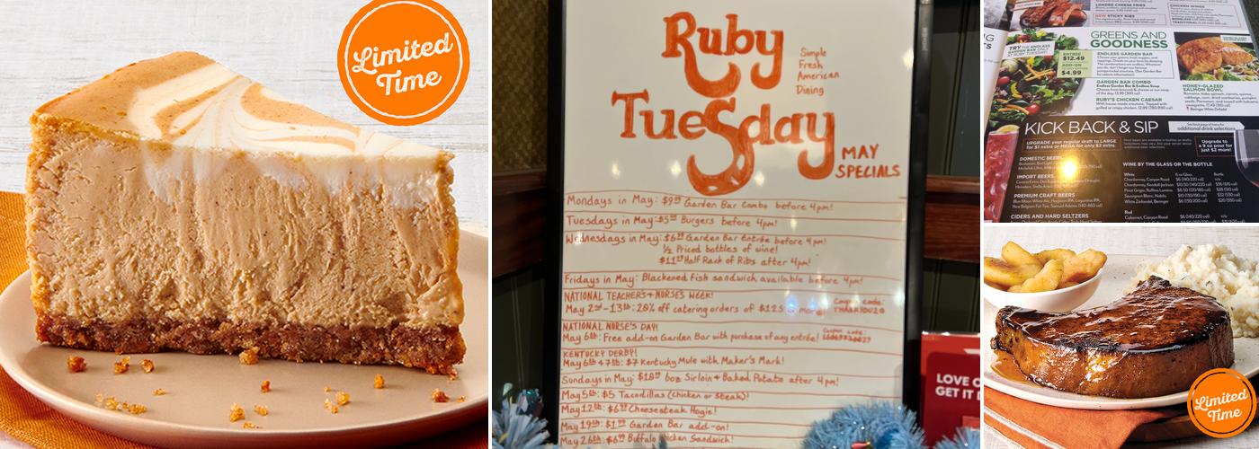 Ruby Tuesday Menu