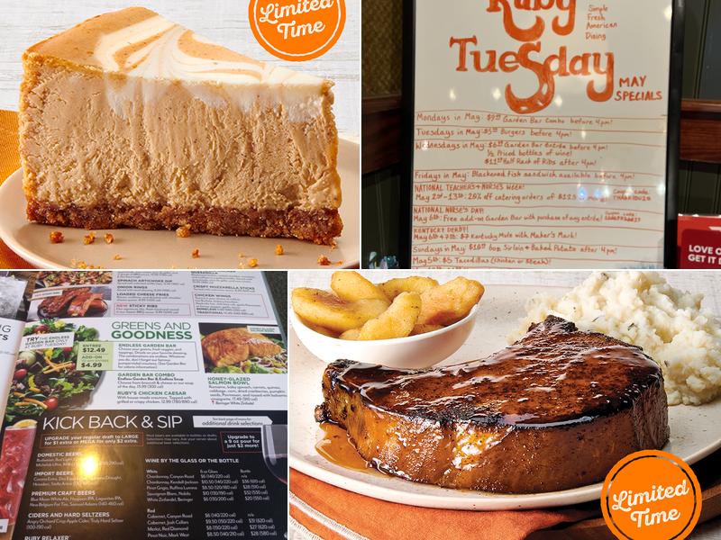 Ruby Tuesday Menu