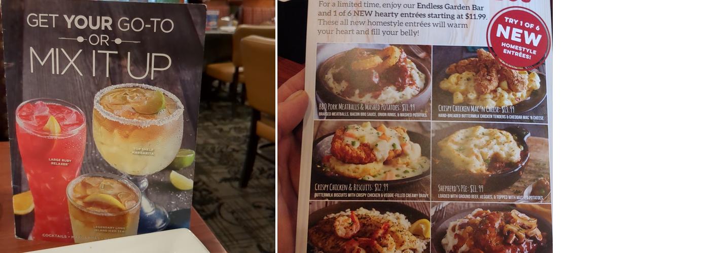 Ruby Tuesday Menu
