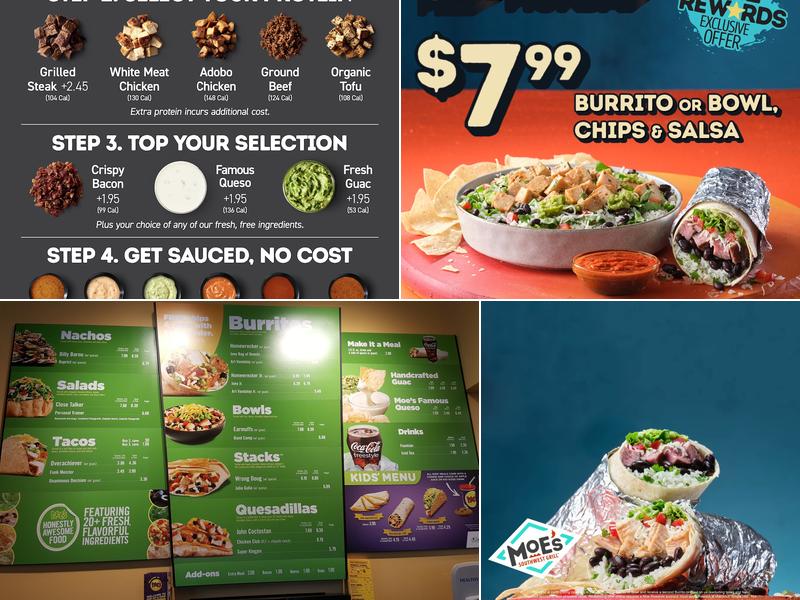 Moe's Southwest Grill Menu
