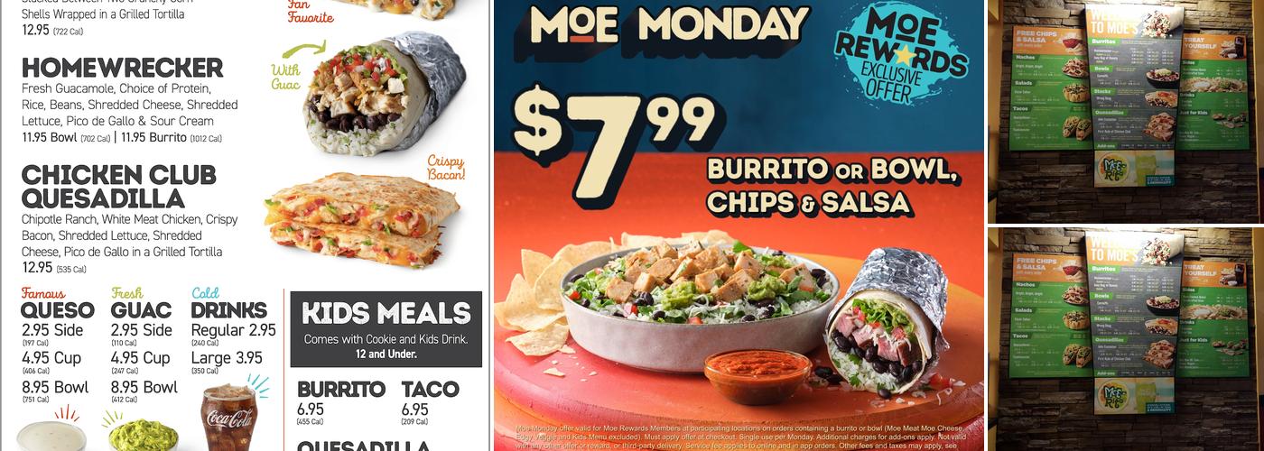 Moe's Southwest Grill Menu