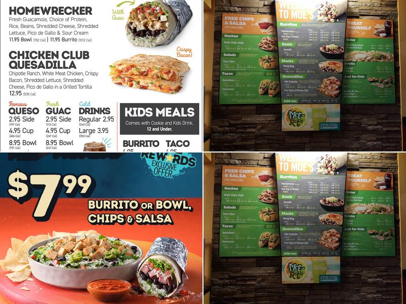 Moe's Southwest Grill Menu