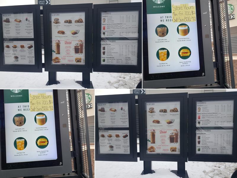 Starbucks Menu