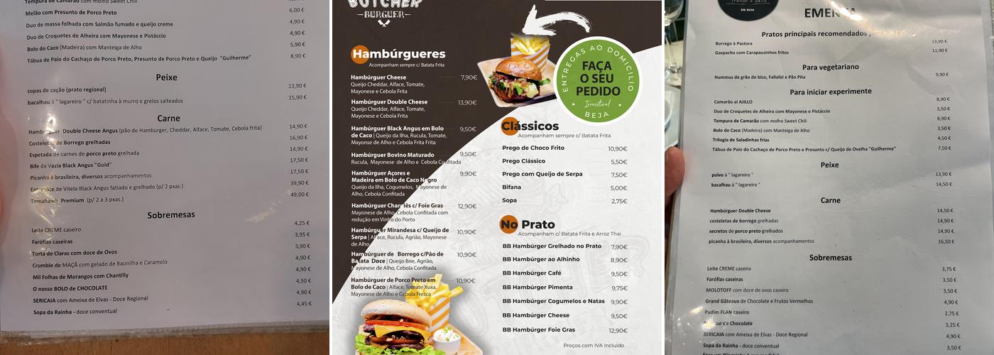 Restaurante em Beja | Frango à Guia Menu