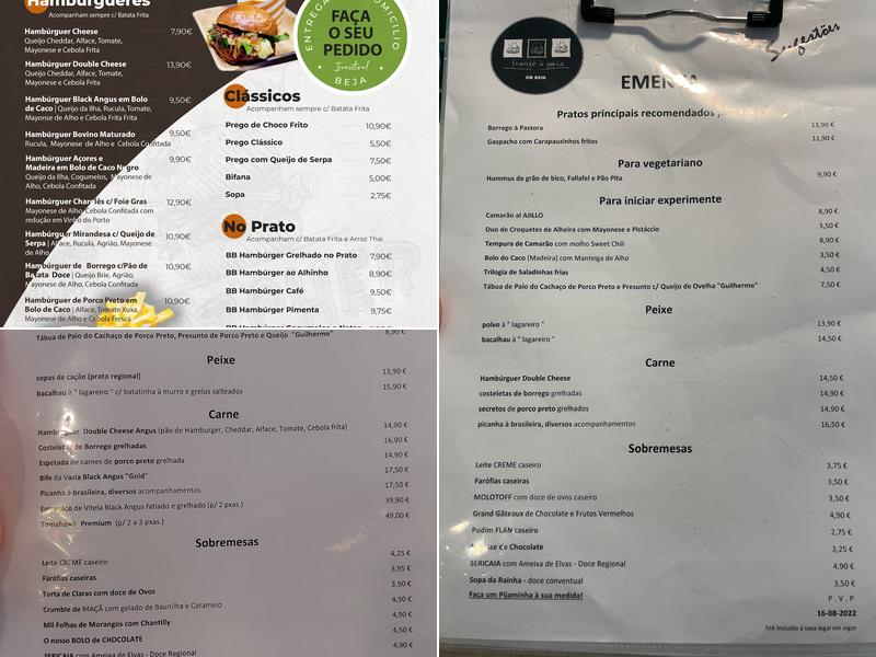 Restaurante em Beja | Frango à Guia Menu