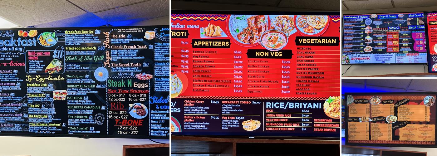 Taste of India Restaurant Menu