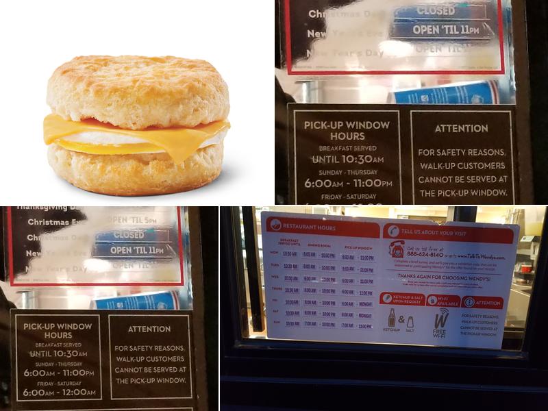 Wendy's Menu