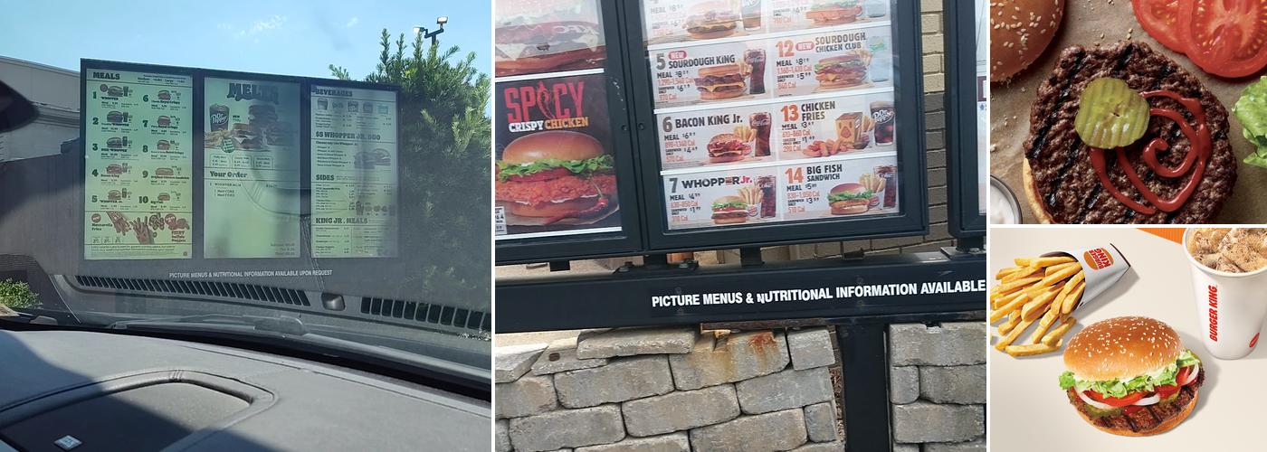 Burger King Menu