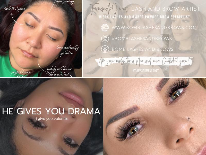 Bomb Lashes and Brows