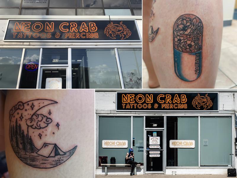 Neon Crab Tattoos & Piercing