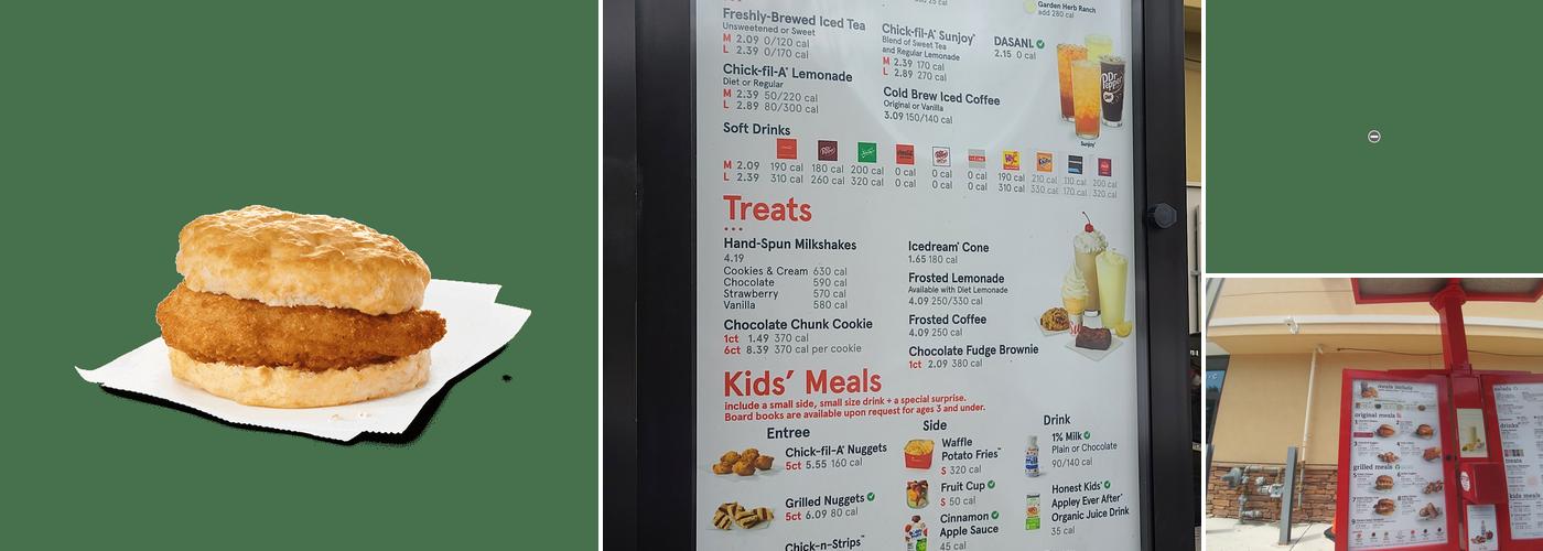 Chick-fil-A Menu